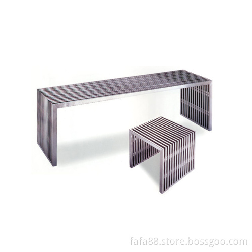 Amici Stainless Steel Bench